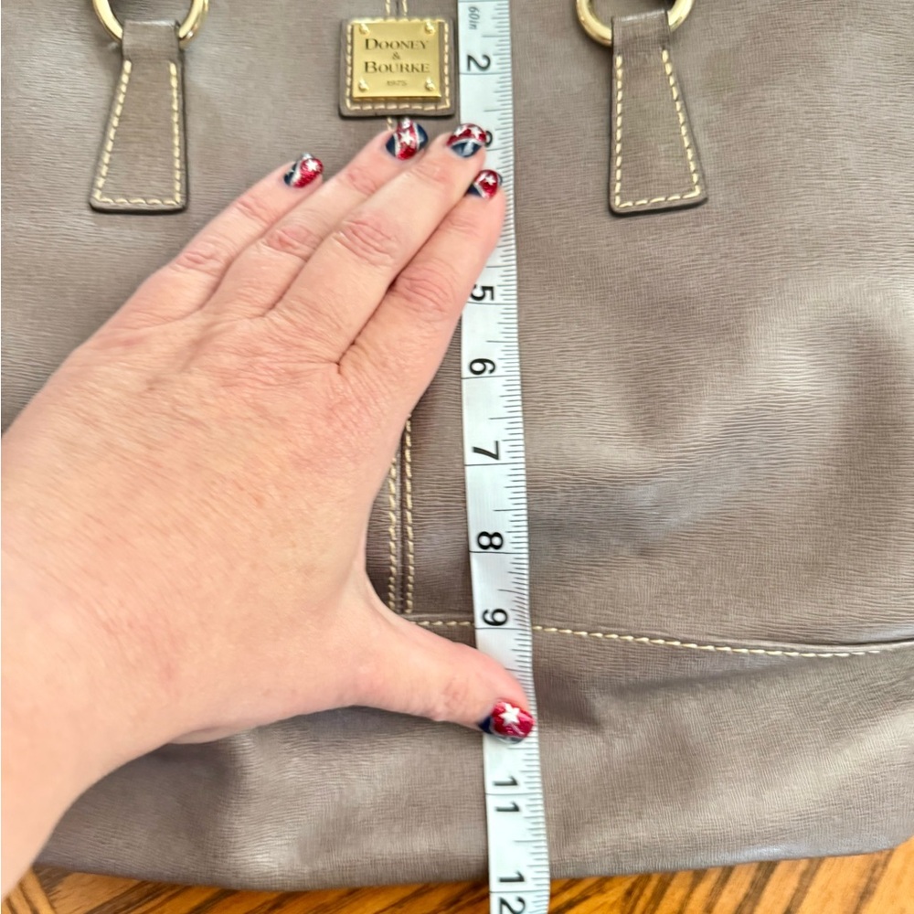 Dooney & Bourke Elegant Gray Tote - Picture 11 of 12